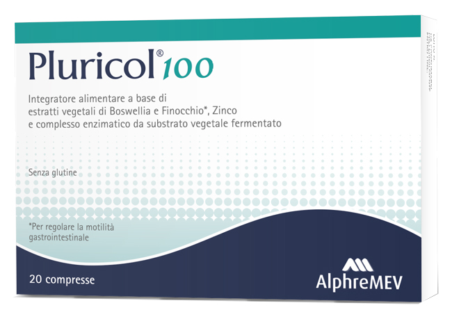 PLURICOL 100 20 COMPRESSE - Farmastop