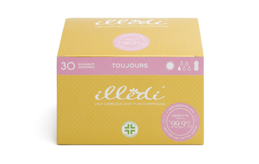 ILLEDI TOUJOURS SALVASLIP ANATOMICI COTONE ORGANIC 30 PEZZI - Farmastop