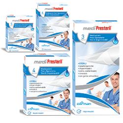 MEDICAZIONE MEDIPRESTERIL POST OPERATORIA IMPERMEABILE STERILE 10X25CM 3 PEZZI - Farmastop