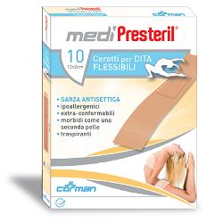 CEROTTO MEDIPRESTERIL DITA FLESSIBILE E RESISTENTE 10 PEZZI - Farmastop