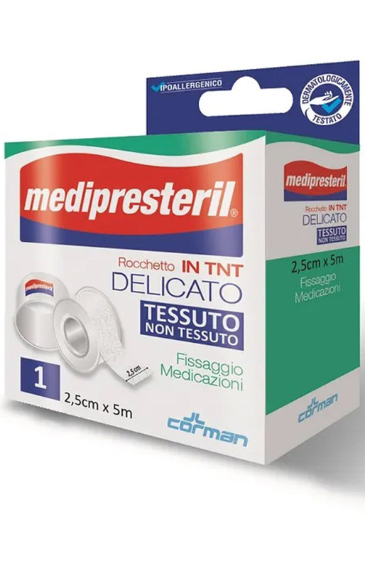 CEROTTO MEDIPRESTERIL DISPENSER TESSUTO NON TESSUTO 5X250CM - Farmastop
