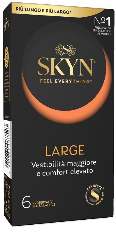PROFILATTICO ANSELL AKUEL SKYN LARGE B 6 PEZZI - Farmastop