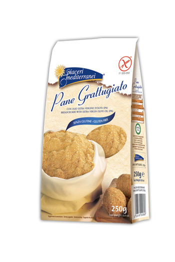 PIACERI MEDITERRANEI PANE GRATTUGGIATO SENZA GLUTINE 250 G - Farmastop