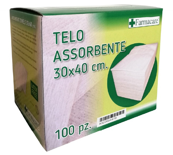 TELO ASSORBENTE 30X40CM 100 PEZZI - Farmastop