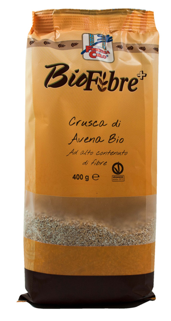 FSC BIOFIBRE+ CRUSCA DI AVENA BIO AD ALTO CONTENUTO DI FIBRA 400 G - Farmastop
