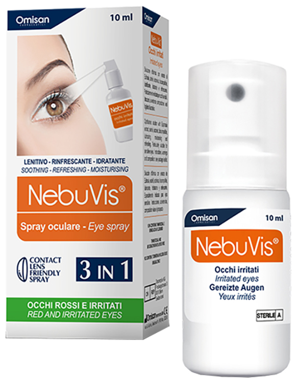 NEBUVIS OCCHI IRRITATI SPRAY 10 ML 1 PEZZO - Farmastop
