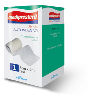 BENDA ADESIVA MEDIPRESTERIL 8X400 CM - Farmastop