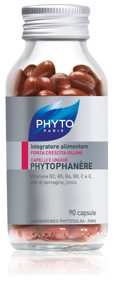 PHYTO PARIS PHYTOPHANERE INTEGRATORE ALIMENTARE CAPELLI/UNGHIE 90 CAPSULE NUOVA FORMULA ALLO ZINCO - Farmastop