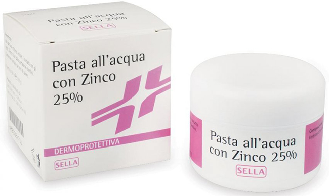 PASTA ACQUA CON ZINCO 25% 100 G - Farmastop