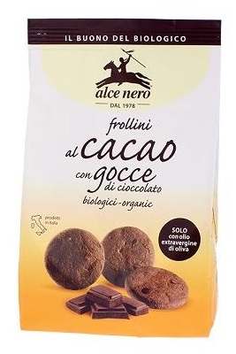 FROLLINO AL CACAO CON GOCCE DI CIOCCOLATO BIO 300 G - Farmastop