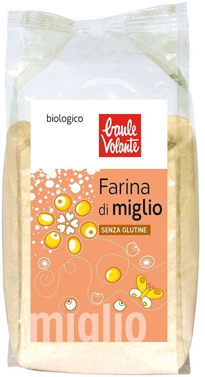 FARINA INTEGRALE DI MIGLIO MACINATA 375 G - Farmastop