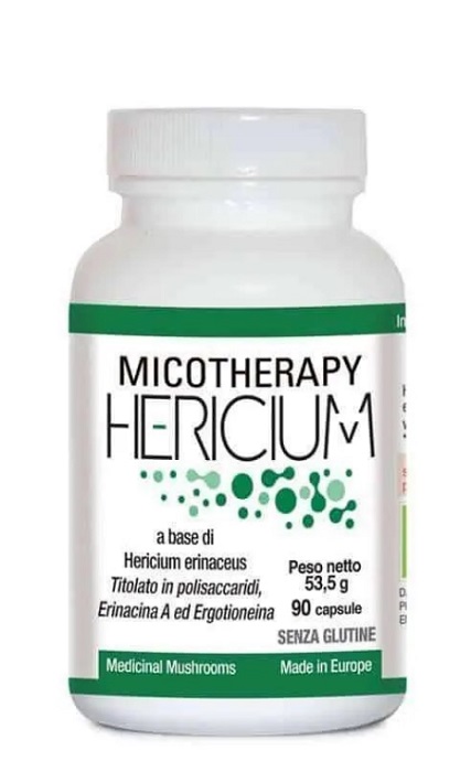 MICOTHERAPY HERICIUM 90 CAPSULE FLACONE 53,50 G - Farmastop