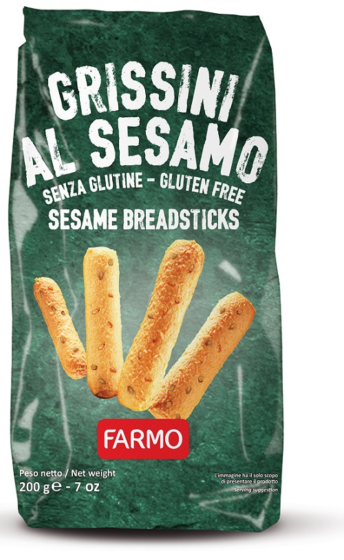 FARMO GRISSINI AL SESAMO 200 G - Farmastop