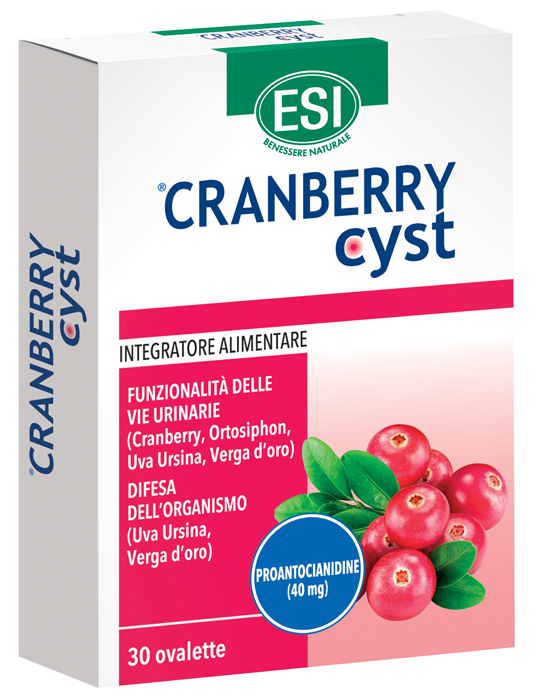 ESI CRANBERRY CYST 30 OVALETTE - Farmastop