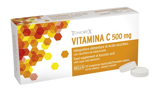 TONOREX VITAMINA C 500 MG 20 COMPRESSE - Farmastop