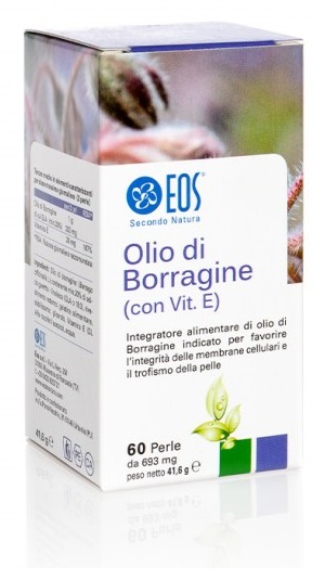 EOS OLIO BORRAGINE 60 PERLE 690MG - Farmastop
