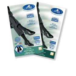 CALZA UOMO COTONE 70 DENARI  PICCOLA BLU - Farmastop