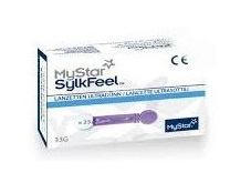 LANCETTE PUNGIDITO MYSTAR SYLKFEEL LANCETS 33 GAUGE 25 PEZZI - Farmastop