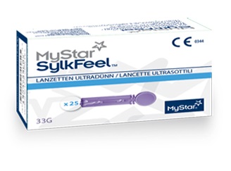 LANCETTE PUNGIDITO MYSTAR SYLKFEEL LANCETS 33 GAUGE 50 PEZZI - Farmastop