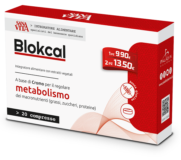 SANAVITA BLOKCAL 20 COMPRESSE - Farmastop
