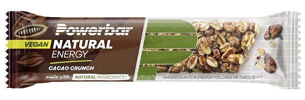 POWERBAR NATURAL ENERGY CEREAL BAR CACAO CRUNCH BARRETTA 40 G - Farmastop