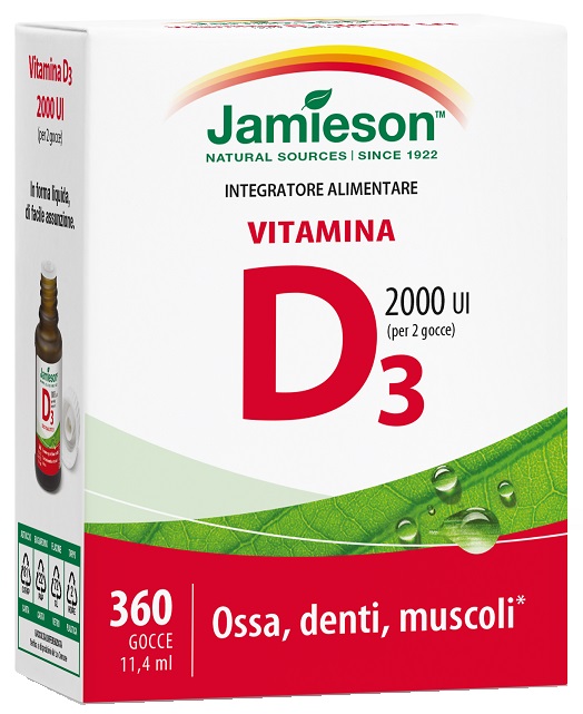 JAMIESON VITAMINA D GOCCE 11,4 ML - Farmastop