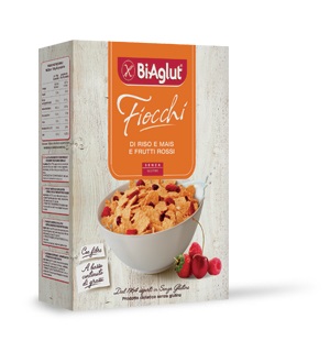 BIAGLUT CEREALI PRIMA COLAZIONE AI FRUTTI ROSSI 275 G - Farmastop