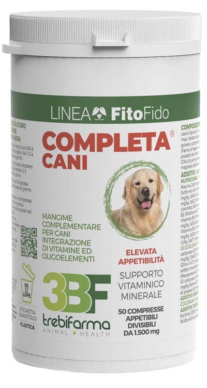 COMPLETA CANI 50 COMPRESSE BARATTOLO 75 G - Farmastop