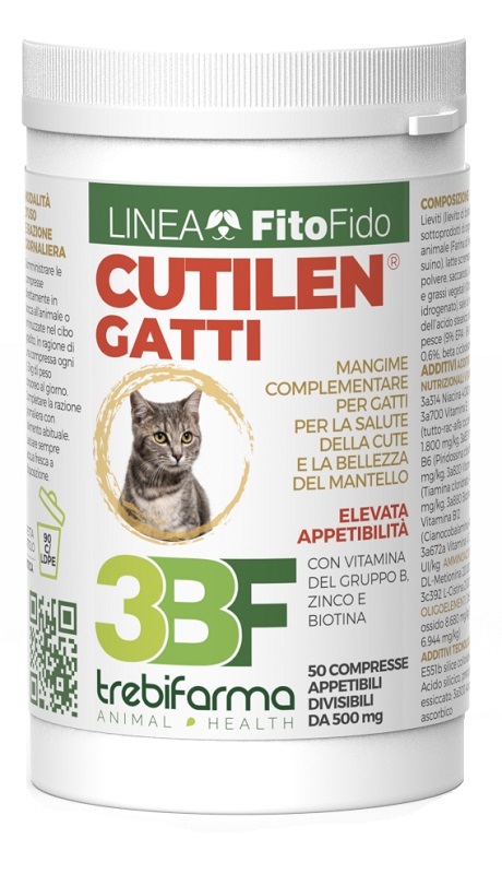 CUTILEN GATTI 50 COMPRESSE BARATTOLO 25 G - Farmastop