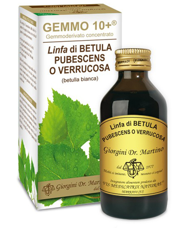 GEMMO 10+ BETULLA B LINFA 100 ML LIQUIDO ANALCOLICO - Farmastop