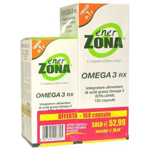 ENERZONA OMEGA 3 RX 120+48 CAPSULE OFFERTA CONVENIENZA - Farmastop