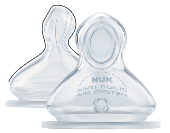 NUK FIRST CHOICE+ TETTARELLA IN SILICONE 6-18 MESI MISURA MEDIA 2 PEZZI - Farmastop