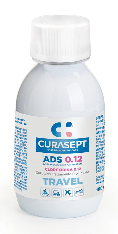 CURASEPT COLLUTORIO 0,12 TRAVEL ADS 100 ML - Farmastop