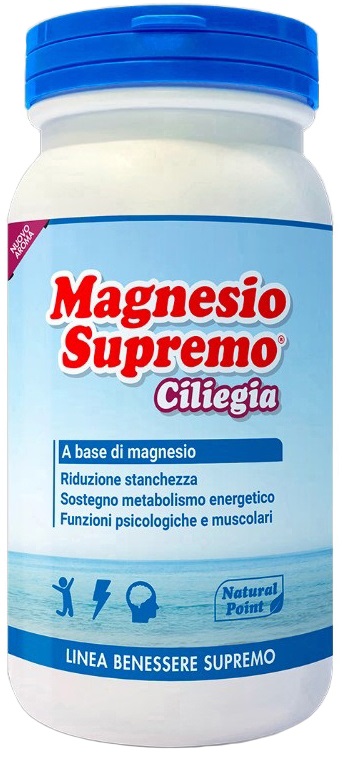 MAGNESIO SUPREMO CILIEGIA POLVERE 150 G - Farmastop
