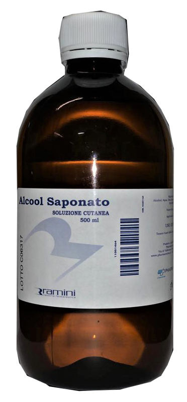 ALCOOL SAPONATO SOLUZIONE 500 ML - Farmastop