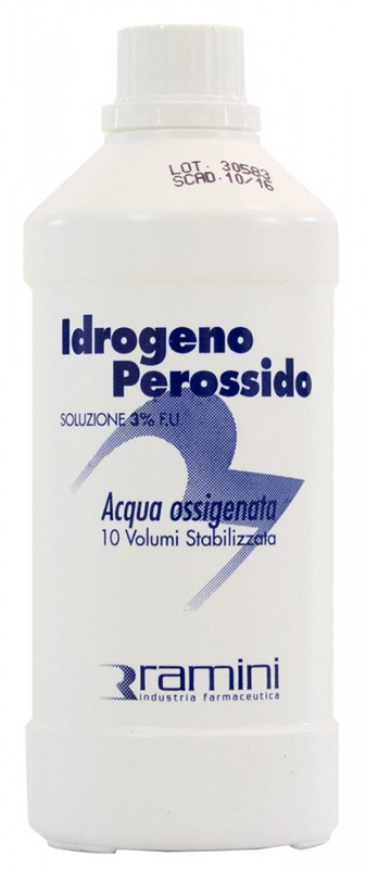 PEROSSIDO D'IDROGENO FU SOLUZIONE 3% 10 VOLUMI 200 ML - Farmastop