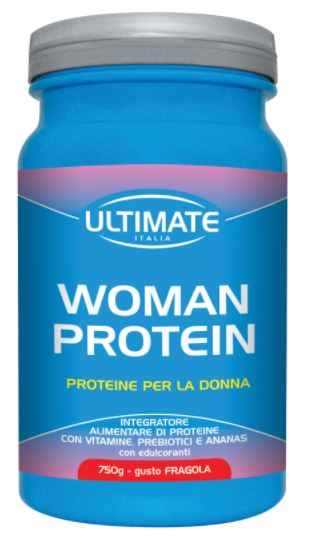 WOMAN PROTEIN FRAGOLA 750 G - Farmastop