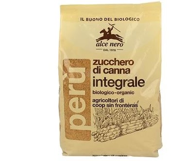 ZUCCHERO DI CANNA INTEGRALE AMERICA LATINA 500 G - Farmastop