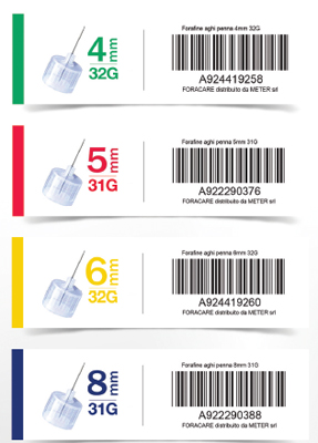 AGO PER PENNA DA INSULINA FORA FINE GAUGE 32 4 MM 100 PEZZI - Farmastop