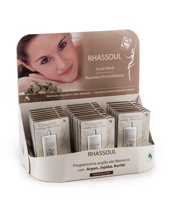 ESPRIT EQUO RHASSOUL PEELING MASK ARGAN MURUMURU BIO 22 PEZZI DA 10 ML - Farmastop