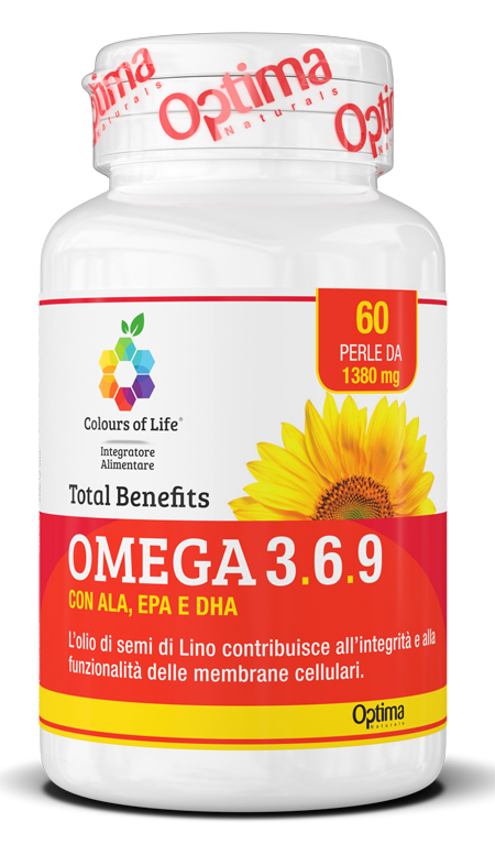 COLOURS OF LIFE OMEGA 3 6 9 TOTAL BENEFITS 60 CAPSULE MOLLI 1380 MG - Farmastop