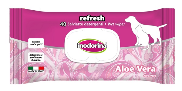 SALVIETTE ALOE VERA INODORINA 40 PEZZI - Farmastop