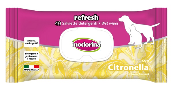 SALVIETTE CITRONELLA INODORINA 40 PEZZI - Farmastop