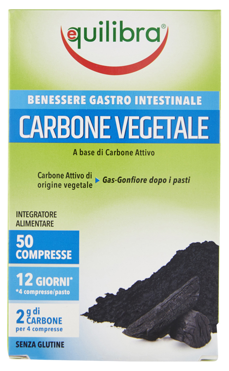 CARBONE VEGETALE 50 COMPRESSE - Farmastop