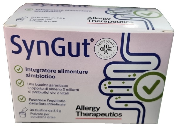 SYNGUT 30 BUSTINE DI LIOFILIZZATO DA 2,5 G IN ASTUCCIO 75 G - Farmastop