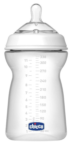 CHICCO BIBERON NATURAL FEEL 6 MESI+330 ML VELOCE - Farmastop
