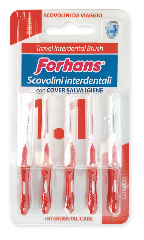 FORHANS TRAVEL INTERDENTAL BRUSH 1,1 - Farmastop