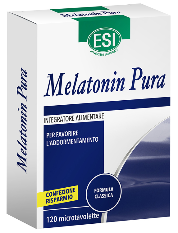ESI MELATONIN PURA 120 MICROTAVOLETTE - Farmastop