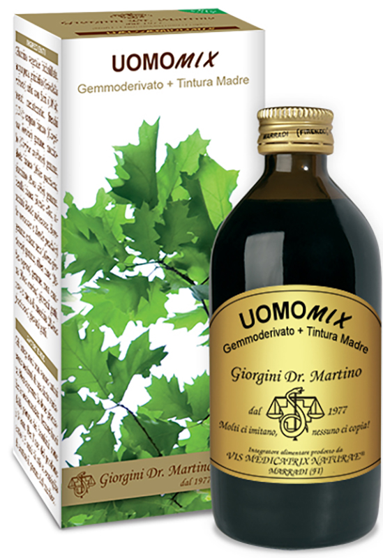 UOMOMIX GEMMODERIVATO + TINTURA MADRE SENZA ALCOOL 200 ML - Farmastop