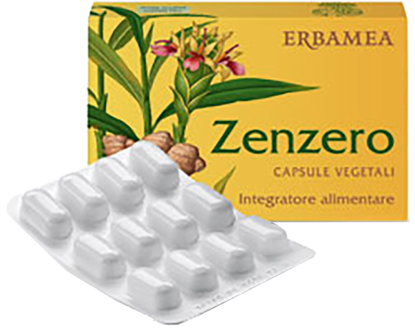 ERBAMEA ZENZERO 24 CAPSULE VEGETALI - Farmastop